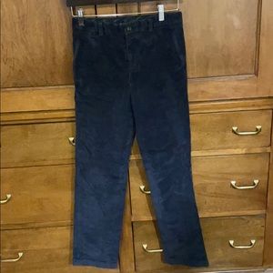 Brooks brother boys size 16 navy wide wale cords